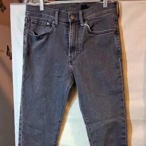 H&M &Denim Skinny Jeans Size 31 Gray Charcoal Wash Stretch